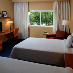 Отель Courtyard By Marriott Cancun Airport Мексика, Канкун - отзывы, цены и фото номеров - забронировать отель Courtyard By Marriott Cancun Airport онлайн комната для гостей фото 5
