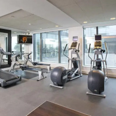 Отель Hilton Paris Charles De Gaulle Airport фитнесс-зал