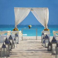 Отель Reflect Krystal Grand Cancun открытая свадебная площадка фото 2