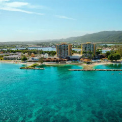 Отель Sunset Beach Resort Spa and Waterpark All Inclusive Ямайка, Монтего-Бей - отзывы, цены и фото номеров - забронировать отель Sunset Beach Resort Spa and Waterpark All Inclusive онлайн приотельная территория фото 2