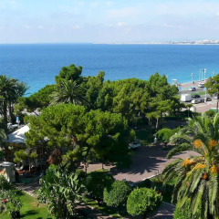 Albert 1'er Hotel Nice, France вид на пляж/океан