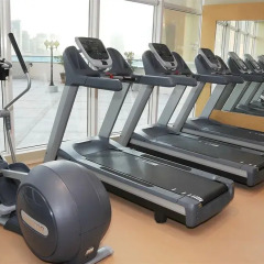 Отель Corniche Al Buhaira Hotel ОАЭ, Шарджа - отзывы, цены и фото номеров - забронировать отель Corniche Al Buhaira Hotel онлайн фитнесс-зал фото 2