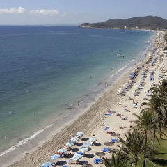 Отель Fiesta Playa d'en Bossa Испания, Сант Джордин де Сес Салинес - отзывы, цены и фото номеров - забронировать отель Fiesta Playa d'en Bossa онлайн пляж