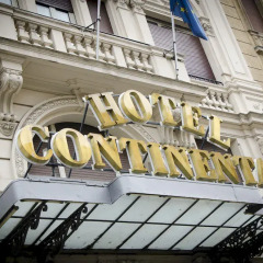 Hotel Continental Genova вход в здание
