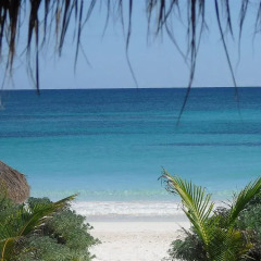 Отель Retiro Maya Tulum пляж