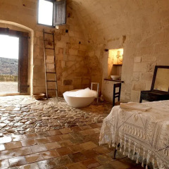 Отель Sextantio Le Grotte Della Civita 4* Улучшенный номер фото 2