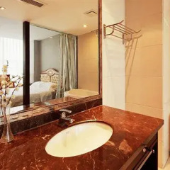 Отель Starway Oriental Relax Hotel Beijing Китай, Пекин - отзывы, цены и фото номеров - забронировать отель Starway Oriental Relax Hotel Beijing онлайн ванная фото 2