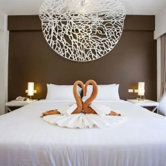 Отель Coral Inn 3* Улучшенный номер разные типы кроватей фото 4
