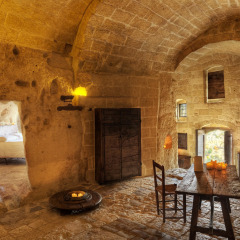 Отель Sextantio Le Grotte Della Civita 4* Представительский люкс