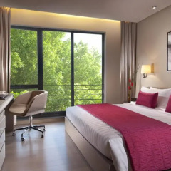Отель Ascott Maillen Shenzhen Студия Premier с различными типами кроватей