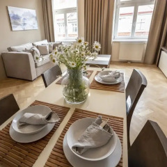 Апартаменты Letna Garden Suites Президентский люкс с различными типами кроватей фото 5