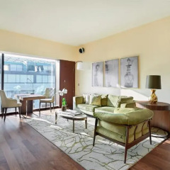 Отель Park Hyatt Zurich 5* Угловой люкс Park с различными типами кроватей фото 4