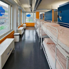Отель CheapSleep Helsinki Кровать в женском общем номере с двухъярусной кроватью фото 2
