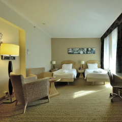 Отель Hilton Milan 4* Представительский люкс с различными типами кроватей фото 2