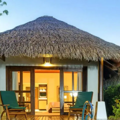 Отель Sheraton Maldives Full Moon Resort & Spa 5* Коттедж с различными типами кроватей фото 3