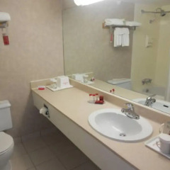 Отель Ramada Vancouver Exhibition Park Канада, Ванкувер - отзывы, цены и фото номеров - забронировать отель Ramada Vancouver Exhibition Park онлайн ванная фото 2