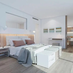 Отель Aparthotel Ponent Mar Люкс Делюкс с различными типами кроватей