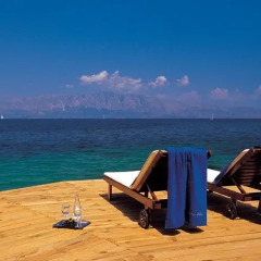 Отель Ionian Blue Garden Suites Греция, Корфу - отзывы, цены и фото номеров - забронировать отель Ionian Blue Garden Suites онлайн приотельная территория фото 2