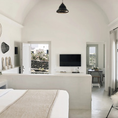 Отель Santo Maris Oia, Luxury Suites & Spa 5* Полулюкс с различными типами кроватей фото 3