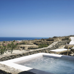 Отель Santo Maris Oia, Luxury Suites & Spa 5* Полулюкс с различными типами кроватей фото 14