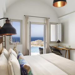 Отель Santo Maris Oia, Luxury Suites & Spa 5* Люкс с различными типами кроватей