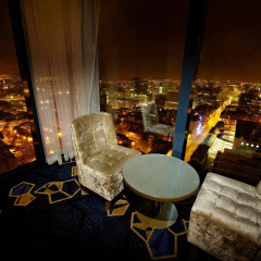 Отель Hilton Manchester Deansgate Манчестер гостиничный бар