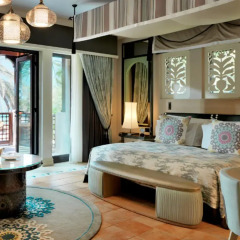 Отель Jumeirah Dar Al Masyaf - Madinat Jumeirah 5* Номер Gulf summer house ocean deluxe с двуспальной кроватью