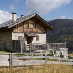 Отель Kiendl Alm Горнолыжный курорт Ортлер вид на фасад