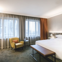 Отель Hilton Brussels Grand Place Бельгия, Брюссель - 4 отзыва об отеле, цены и фото номеров - забронировать отель Hilton Brussels Grand Place онлайн комната для гостей фото 4