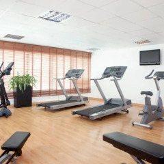 Отель Holiday Inn Express Dubai Safa Park ОАЭ, Дубай - 5 отзывов об отеле, цены и фото номеров - забронировать отель Holiday Inn Express Dubai Safa Park онлайн фитнесс-зал