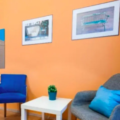 Гостиница Boho Home Стандартный семейный номер с различными типами кроватей (общая ванная комната) фото 4