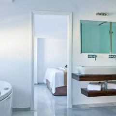 Canaves Oia Hotel 5* Улучшенный люкс с различными типами кроватей фото 3