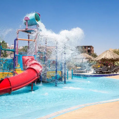 Отель Sindbad Aqua Hotel & Spa Египет, Хургада - 8 отзывов об отеле, цены и фото номеров - забронировать отель Sindbad Aqua Hotel & Spa онлайн бассейн фото 2