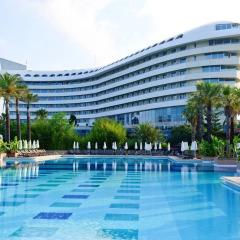 Concorde De Luxe Resort Турция, Кунду - 9 отзывов об отеле, цены и фото номеров - забронировать отель Concorde De Luxe Resort онлайн бассейн фото 7