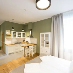 Апартаменты Riga Lux Apartments - Skolas Апартаменты с различными типами кроватей фото 16