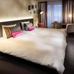 Отель Pentahotel Prague Чехия, Прага - 8 отзывов об отеле, цены и фото номеров - забронировать отель Pentahotel Prague онлайн комната для гостей фото 2