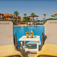 Отель SUNRISE Garden Beach Resort & Spa - All Inclusive Египет, Хургада - 9 отзывов об отеле, цены и фото номеров - забронировать отель SUNRISE Garden Beach Resort & Spa - All Inclusive онлайн бассейн фото 14