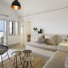 Отель Santo Maris Oia, Luxury Suites & Spa 5* Люкс с различными типами кроватей фото 6