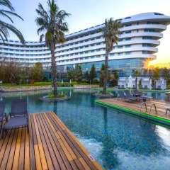 Concorde De Luxe Resort Турция, Кунду - 9 отзывов об отеле, цены и фото номеров - забронировать отель Concorde De Luxe Resort онлайн бассейн фото 6
