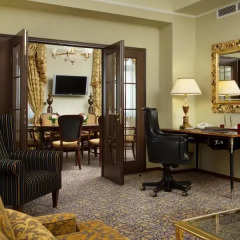 Гостиница Hilton Москва Ленинградская 5* Президентский люкс с различными типами кроватей фото 4