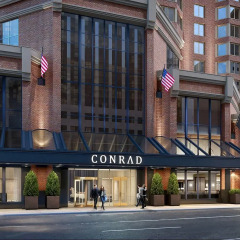 Отель Conrad New York Midtown США, Нью-Йорк - отзывы, цены и фото номеров - забронировать отель Conrad New York Midtown онлайн вид на фасад