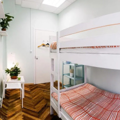 Хостел Old Flat на Невском Кровать в общем номере с двухъярусной кроватью фото 4