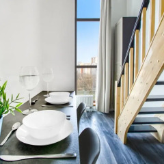 Гостиница ApartVille Улучшенные апартаменты с различными типами кроватей фото 3