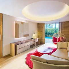 Отель W Singapore - Sentosa Cove 5* Номер WOW suite king с двуспальной кроватью фото 2