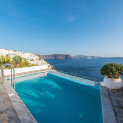 Отель Santorini Secret Suites & Spa 5* Люкс Grand с различными типами кроватей фото 11