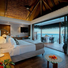 Отель InterContinental Resort Tahiti Французская Полинезия, Фааа - 1 отзыв об отеле, цены и фото номеров - забронировать отель InterContinental Resort Tahiti онлайн комната для гостей фото 2