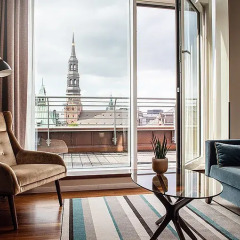 Отель AMERON Hotel Speicherstadt Германия, Гамбург - отзывы, цены и фото номеров - забронировать отель AMERON Hotel Speicherstadt онлайн балкон