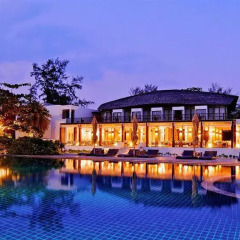 Отель Twin Lotus Resort and Spa - Adults Only Ланта вид на фасад фото 8