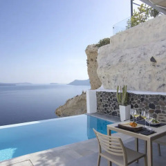 Отель Santorini Secret Suites & Spa 5* Люкс Infinity с различными типами кроватей фото 7