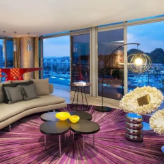 Отель W Singapore - Sentosa Cove 5* Номер WOW suite king с различными типами кроватей
